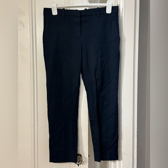 Gap slim cropped navy pants. Great for work. size 8 regular. Never worn. - Picture 1 of 3
